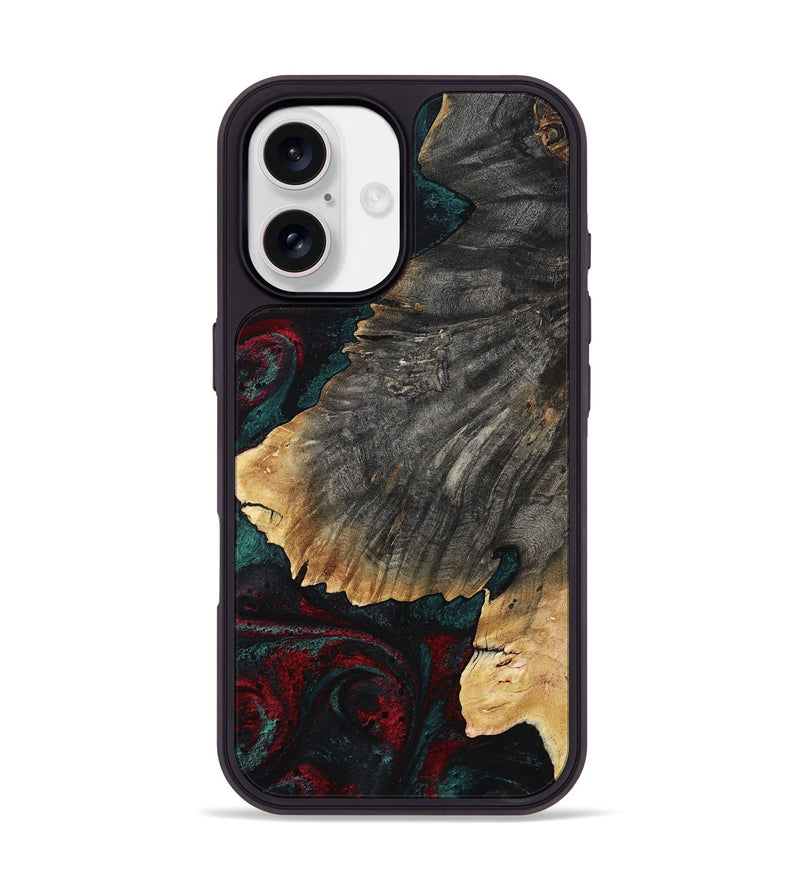 iPhone 17 Wood Phone Case - Christi (Red, 800382)