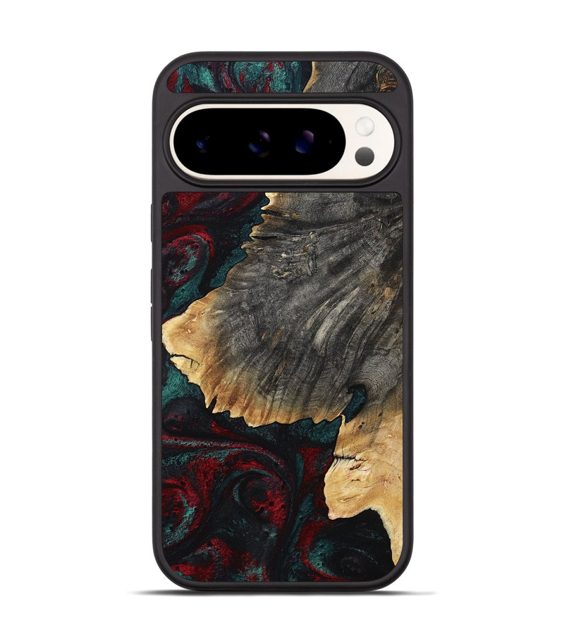 Pixel 9 Pro Wood Phone Case - Christi (Red, 800382)