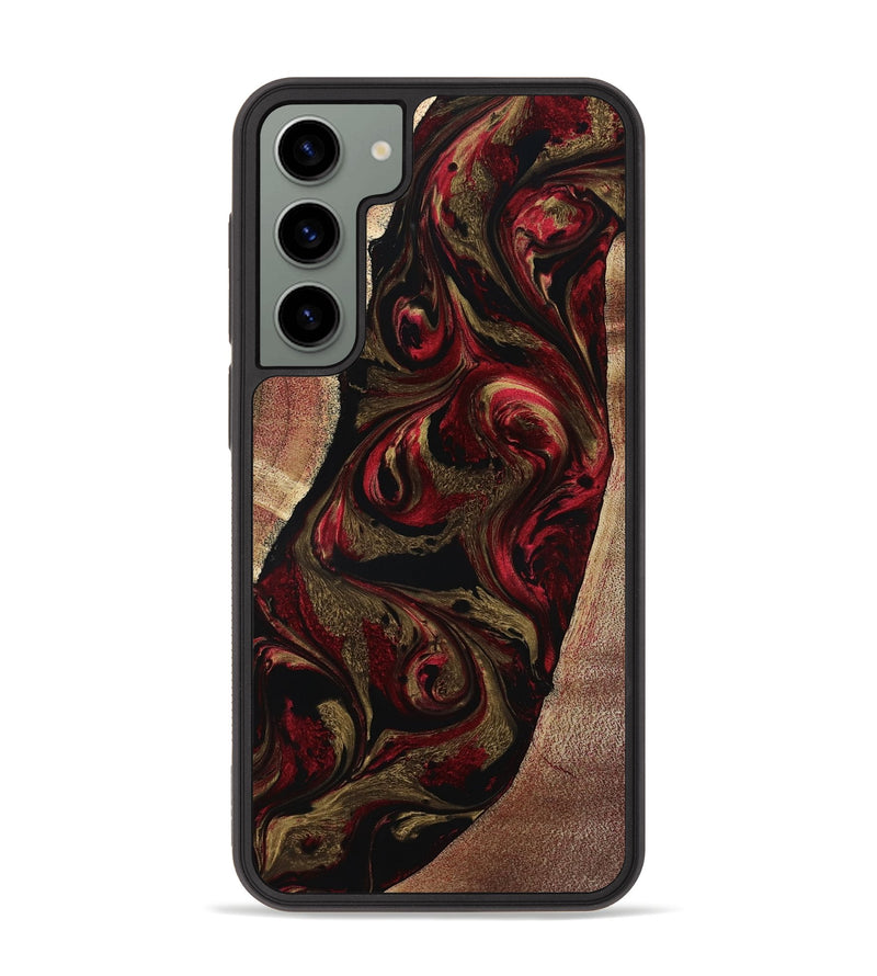 Galaxy S23 Plus Wood Phone Case - Malik (Red, 800383)