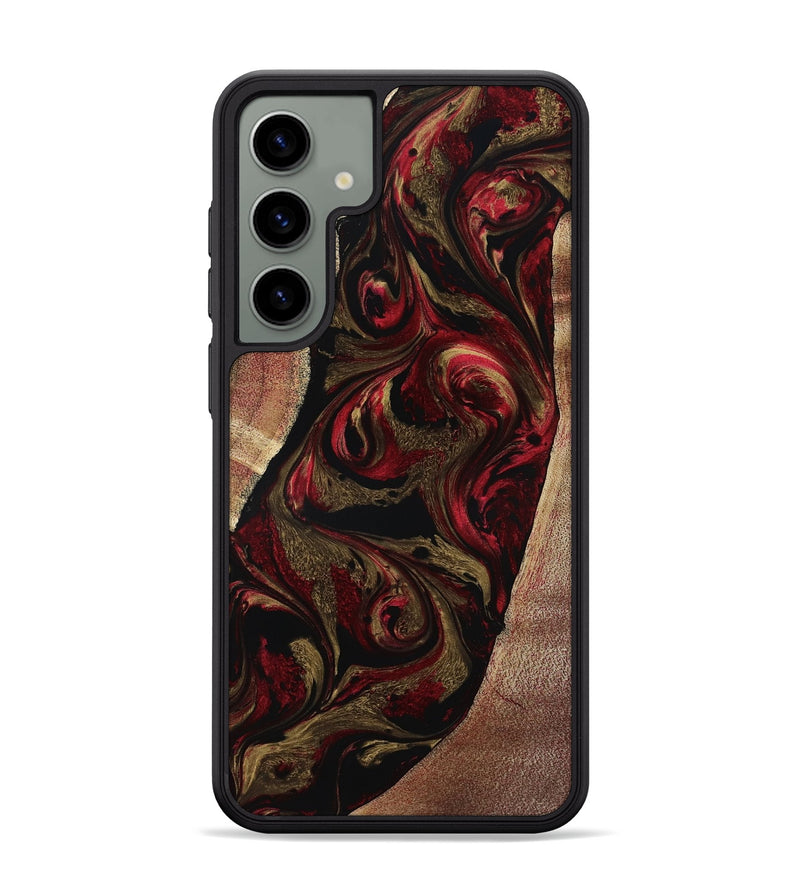 Galaxy S24 Plus Wood Phone Case - Malik (Red, 800383)