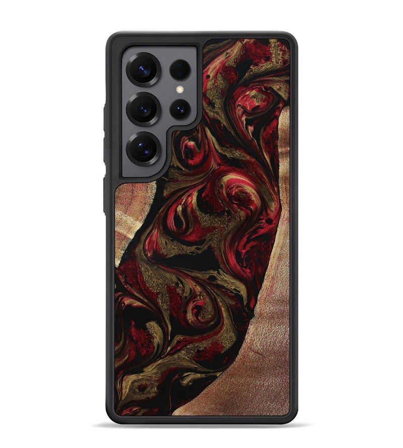Galaxy S25 Ultra Wood Phone Case - Malik (Red, 800383)
