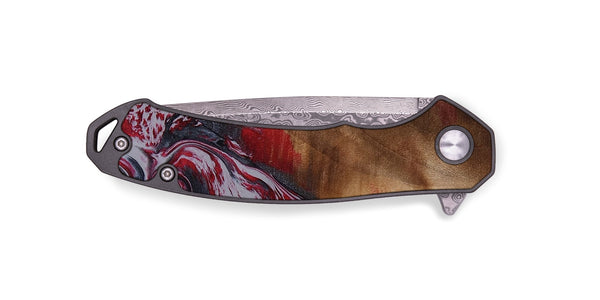 EDC Wood Pocket Knife - Santino (Red, 800384)