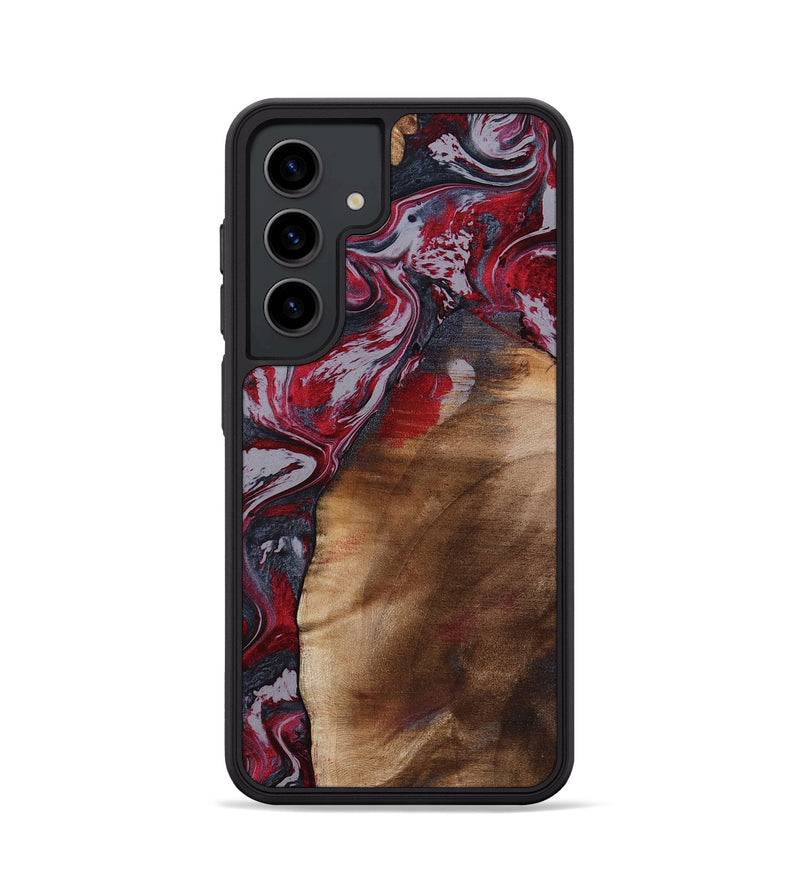 Galaxy S24 Wood Phone Case - Santino (Red, 800384)