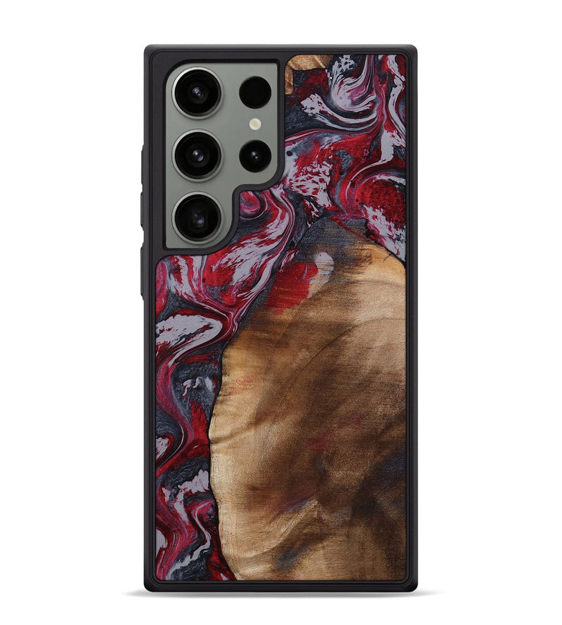 Galaxy S24 Ultra Wood Phone Case - Santino (Red, 800384)