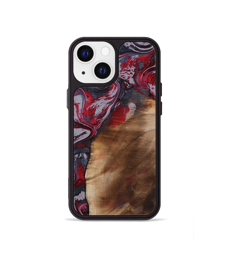 iPhone 13 mini Wood Phone Case - Santino (Red, 800384)