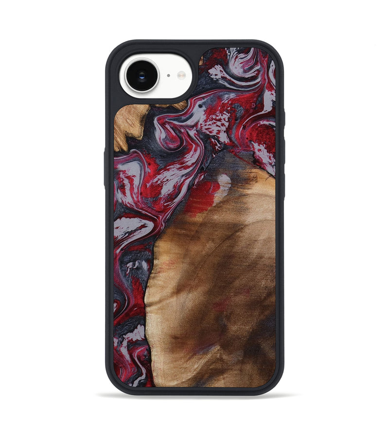 iPhone 16e Wood Phone Case - Santino (Red, 800384)