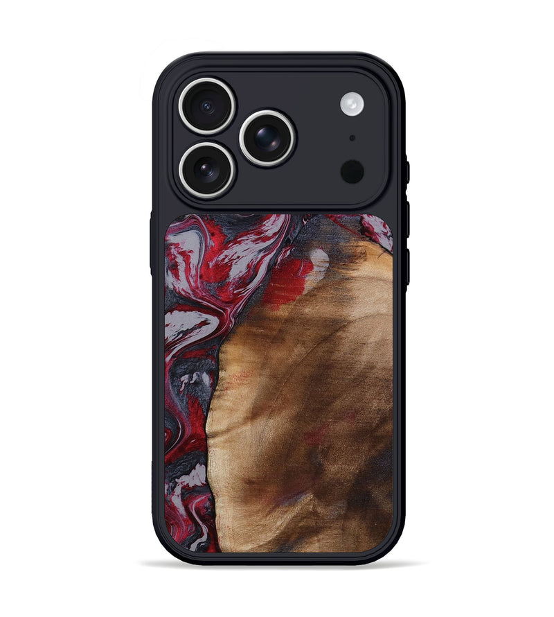 iPhone 17 Pro Wood Phone Case - Santino (Red, 800384)