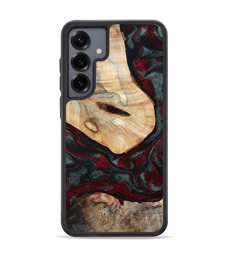 Galaxy S25 Plus Wood Phone Case - Gia (Red, 800385)