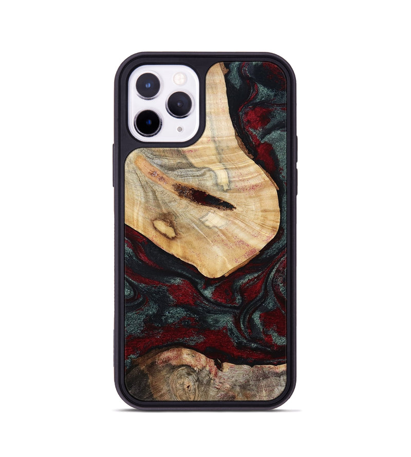 iPhone 11 Pro Wood Phone Case - Gia (Red, 800385)