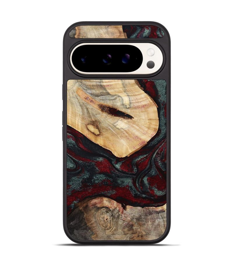 Pixel 9 Pro Wood Phone Case - Gia (Red, 800385)