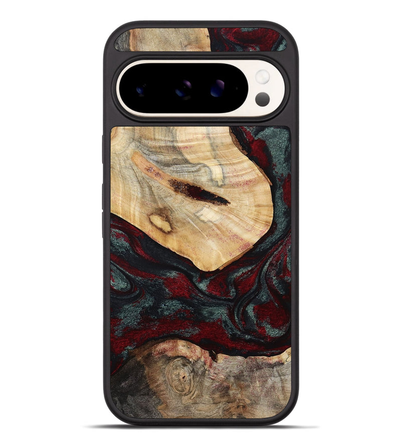 Pixel 9 Pro XL Wood Phone Case - Gia (Red, 800385)