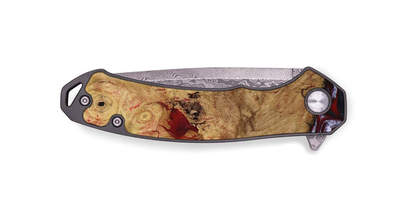 EDC Wood Pocket Knife - Wendi (Red, 800387)