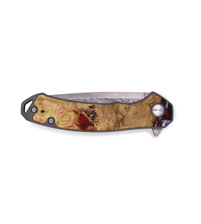 EDC Wood Pocket Knife - Wendi (Red, 800387)