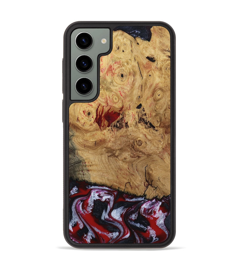 Galaxy S23 Plus Wood Phone Case - Wendi (Red, 800387)