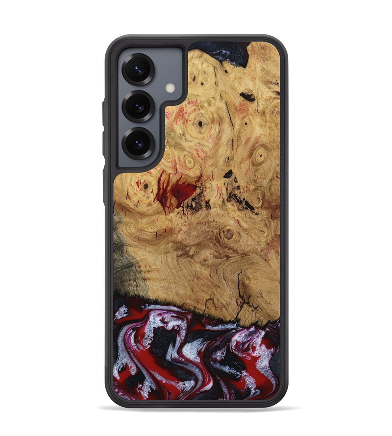 Galaxy S25 Plus Wood Phone Case - Wendi (Red, 800387)