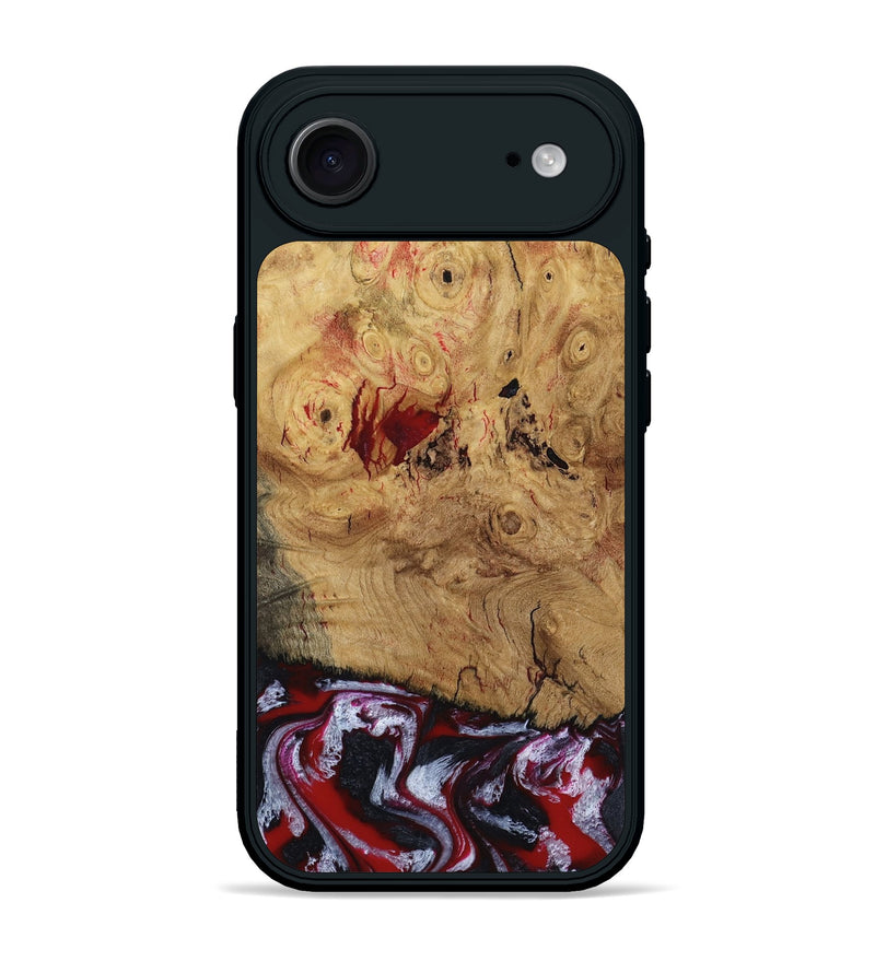iPhone 17 Air Wood Phone Case - Wendi (Red, 800387)