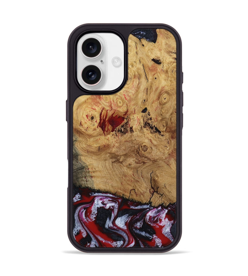iPhone 17 Wood Phone Case - Wendi (Red, 800387)