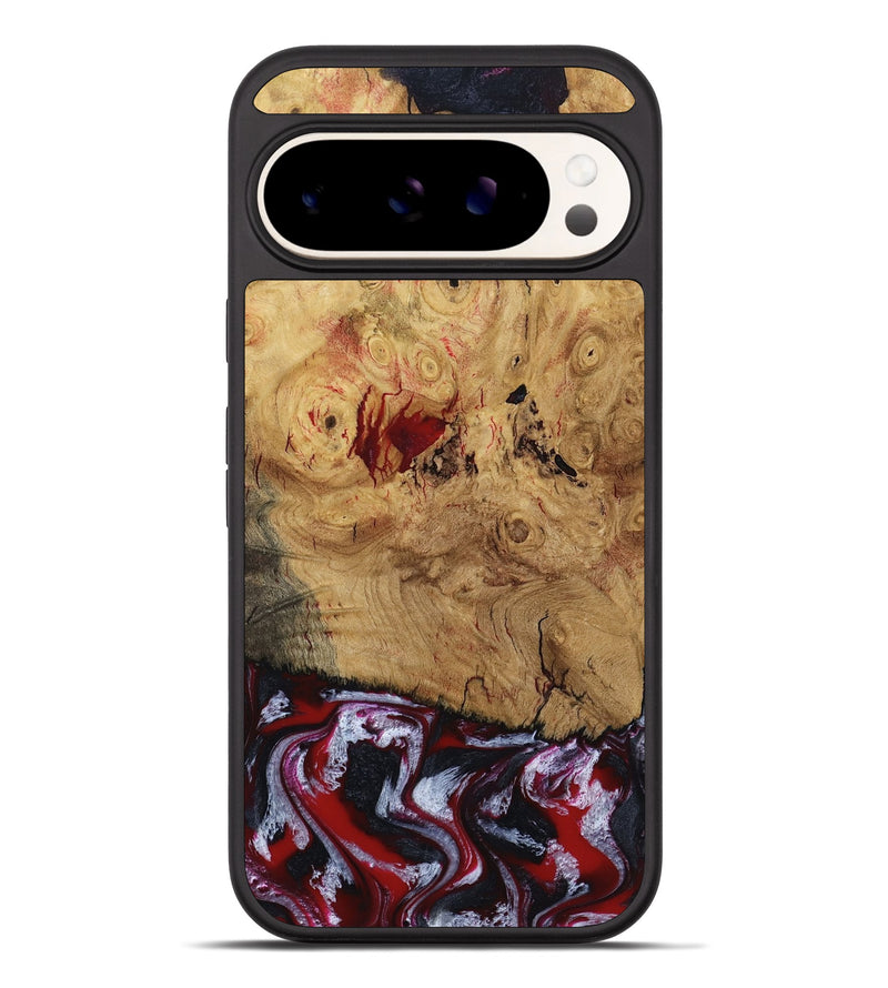 Pixel 10 Pro XL Wood Phone Case - Wendi (Red, 800387)