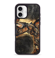 iPhone 16 Plus Wood Phone Case - Korbin (Black & White, 800388)