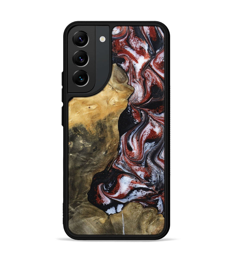 Galaxy S22 Plus Wood Phone Case - Roscoe (Black & White, 800390)