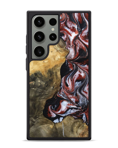 Galaxy S24 Ultra Wood Phone Case - Roscoe (Black & White, 800390)