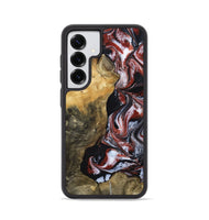 Galaxy S25 Wood Phone Case - Roscoe (Black & White, 800390)
