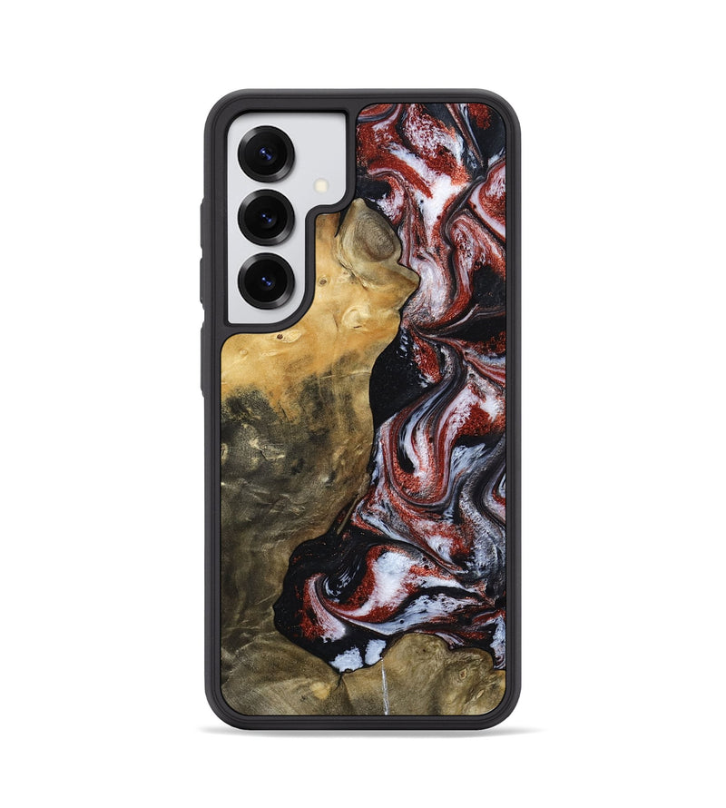 Galaxy S25 Wood Phone Case - Roscoe (Black & White, 800390)