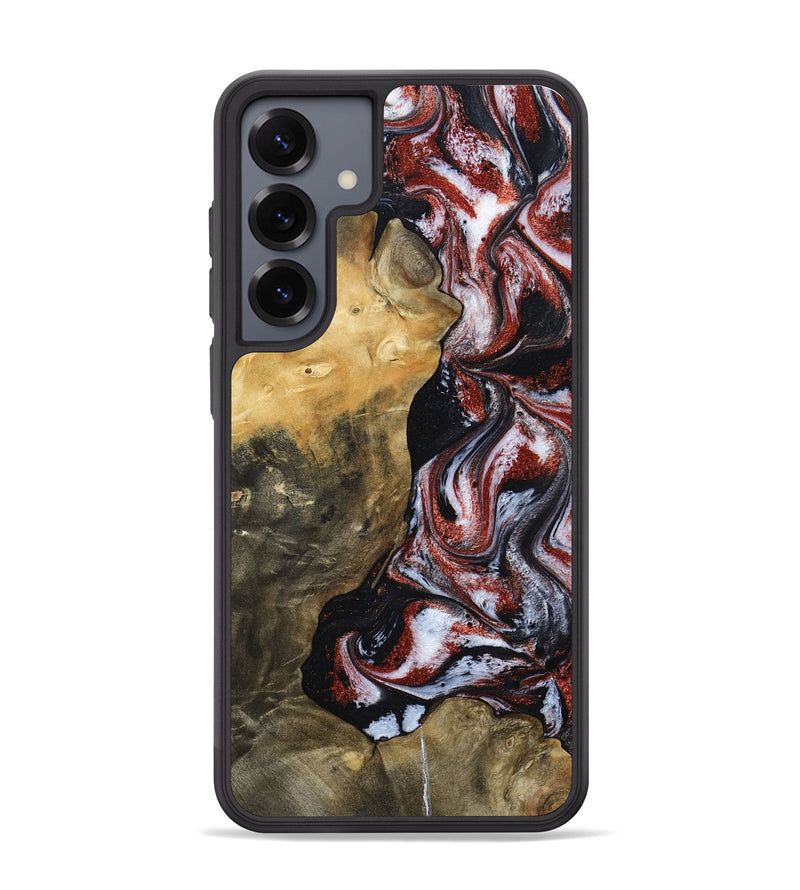 Galaxy S25 Plus Wood Phone Case - Roscoe (Black & White, 800390)