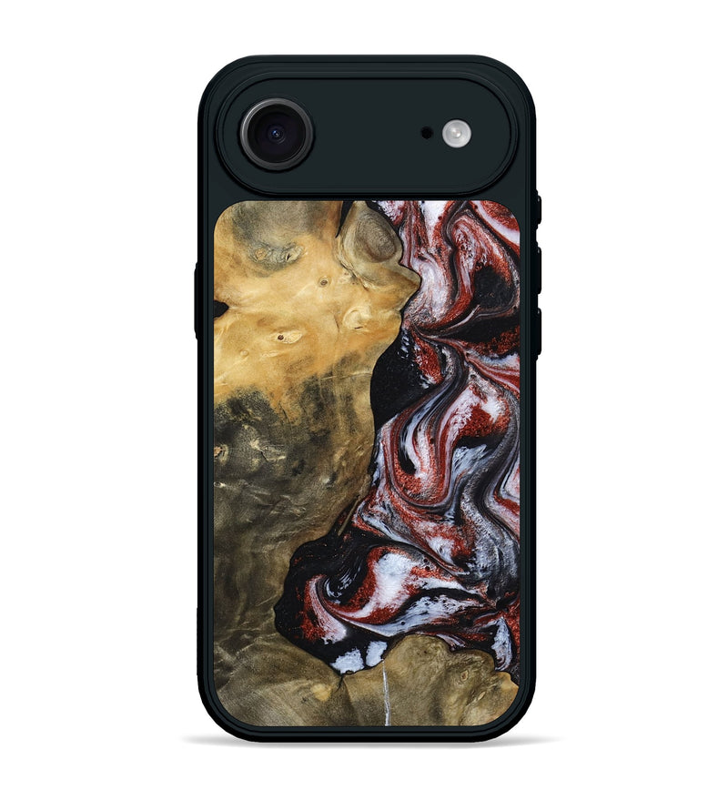 iPhone 17 Air Wood Phone Case - Roscoe (Black & White, 800390)