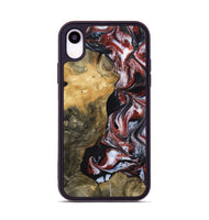 iPhone Xr Wood Phone Case - Roscoe (Black & White, 800390)