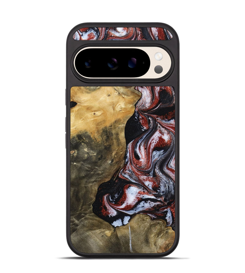 Pixel 10 Wood Phone Case - Roscoe (Black & White, 800390)