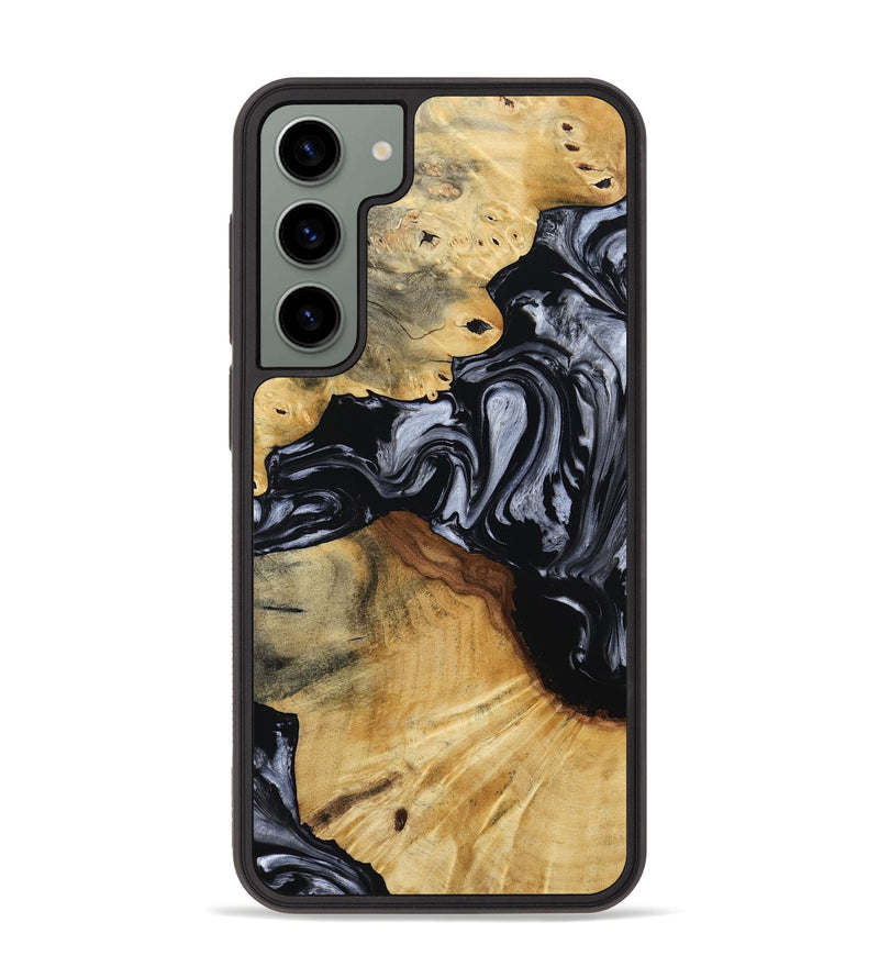 Galaxy S23 Plus Wood Phone Case - Dawna (Black & White, 800392)