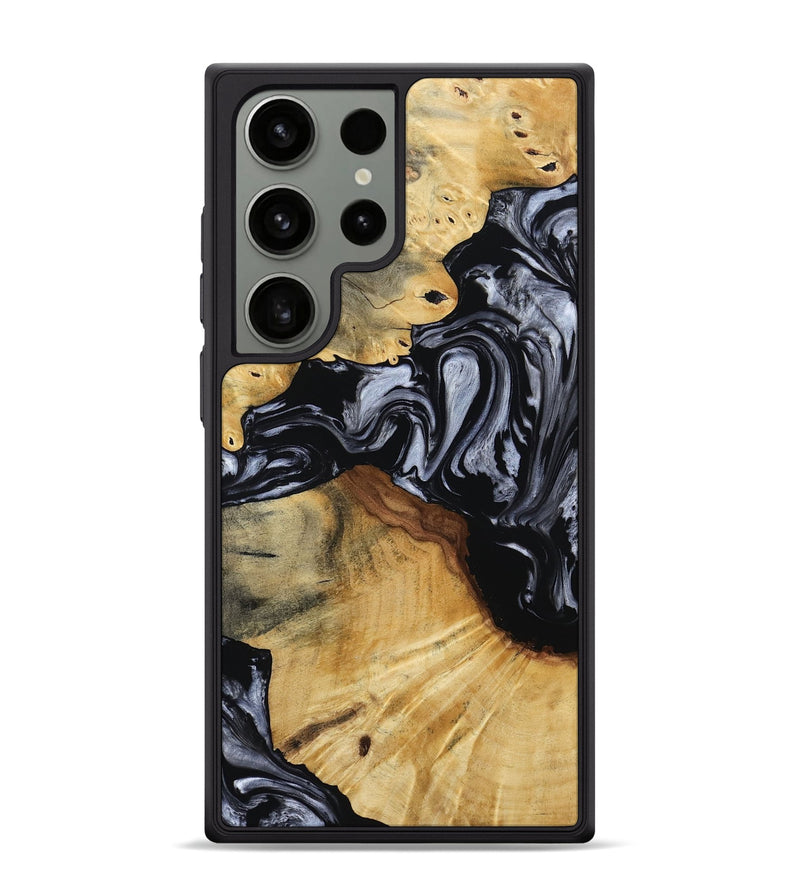 Galaxy S24 Ultra Wood Phone Case - Dawna (Black & White, 800392)