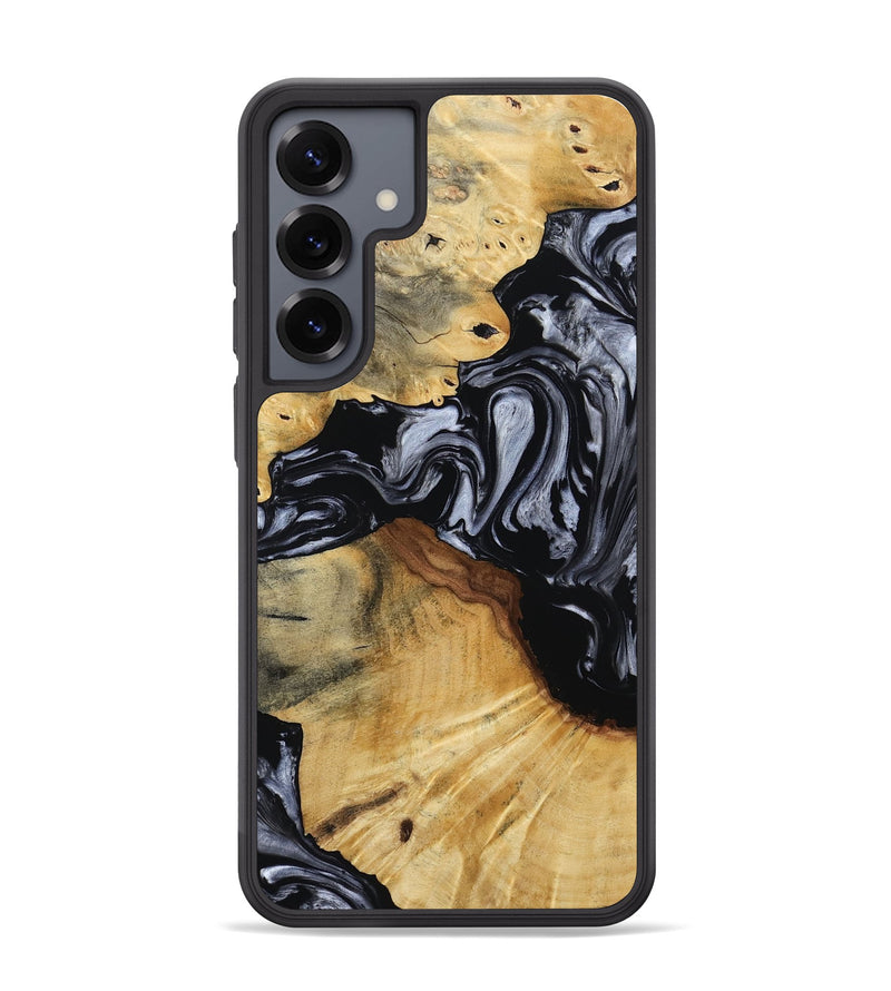 Galaxy S25 Plus Wood Phone Case - Dawna (Black & White, 800392)