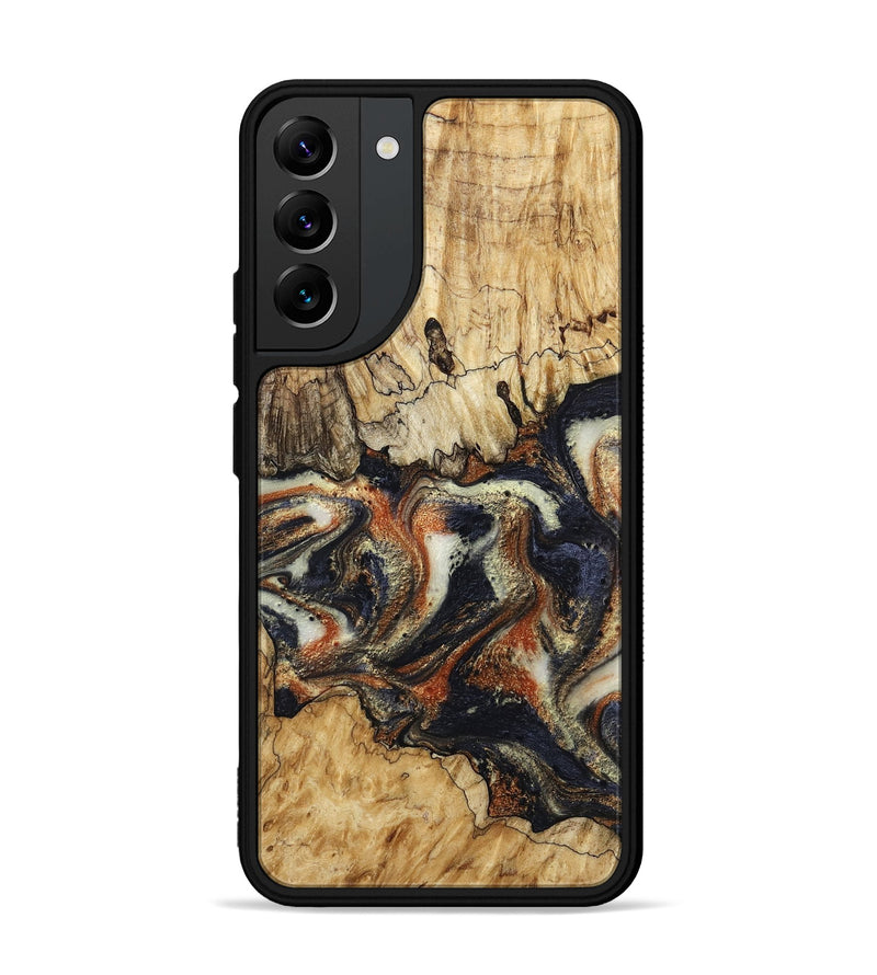 Galaxy S22 Plus Wood Phone Case - Joanna (Black & White, 800393)