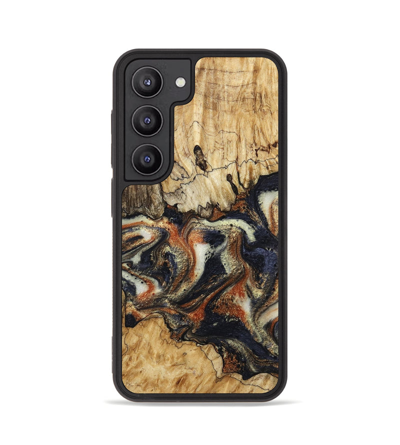 Galaxy S23 Wood Phone Case - Joanna (Black & White, 800393)