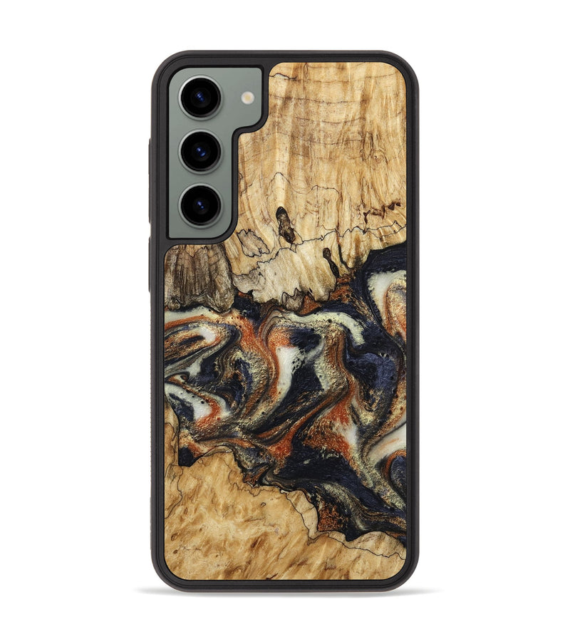 Galaxy S23 Plus Wood Phone Case - Joanna (Black & White, 800393)