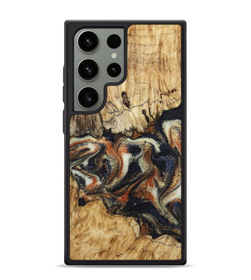 Galaxy S24 Ultra Wood Phone Case - Joanna (Black & White, 800393)