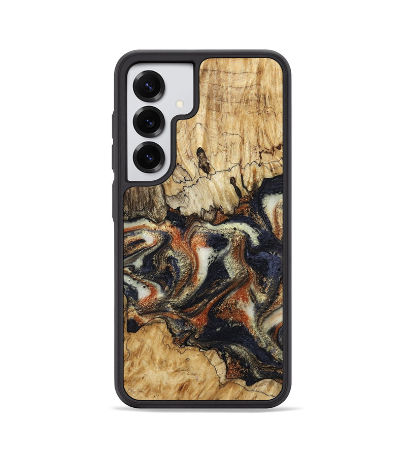 Galaxy S25 Wood Phone Case - Joanna (Black & White, 800393)