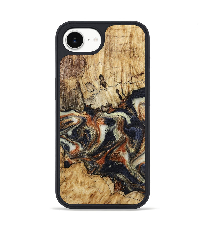 iPhone 16e Wood Phone Case - Joanna (Black & White, 800393)