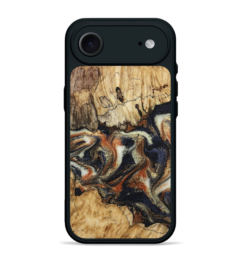 iPhone 17 Air Wood Phone Case - Joanna (Black & White, 800393)