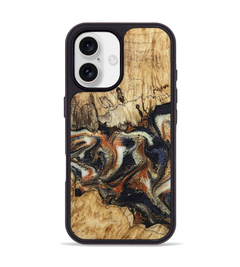 iPhone 17 Wood Phone Case - Joanna (Black & White, 800393)
