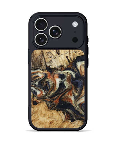 iPhone 17 Pro Wood Phone Case - Joanna (Black & White, 800393)