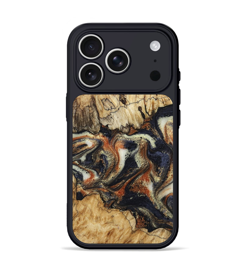 iPhone 17 Pro Wood Phone Case - Joanna (Black & White, 800393)