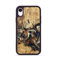 iPhone Xr Wood Phone Case - Joanna (Black & White, 800393)