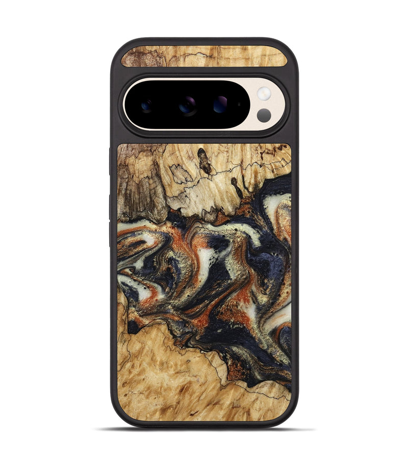 Pixel 10 Wood Phone Case - Joanna (Black & White, 800393)