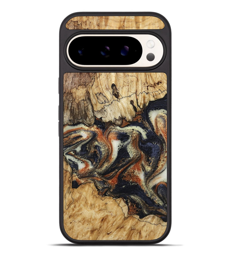 Pixel 9 Pro XL Wood Phone Case - Joanna (Black & White, 800393)