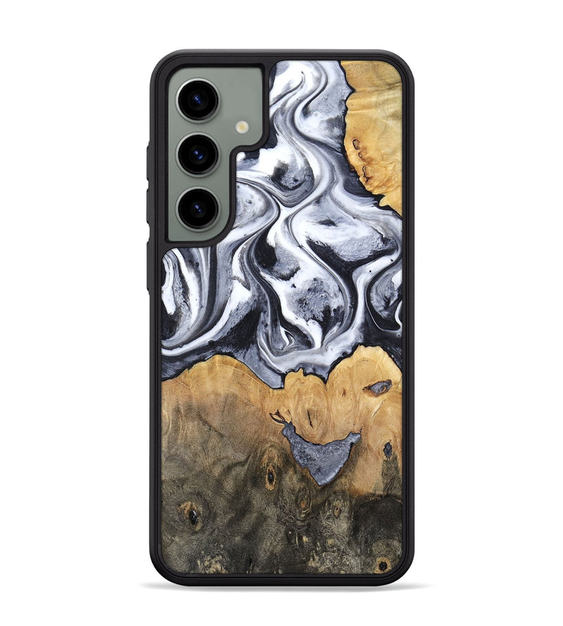 Galaxy S24 Plus Wood Phone Case - Capri (Black & White, 800394)