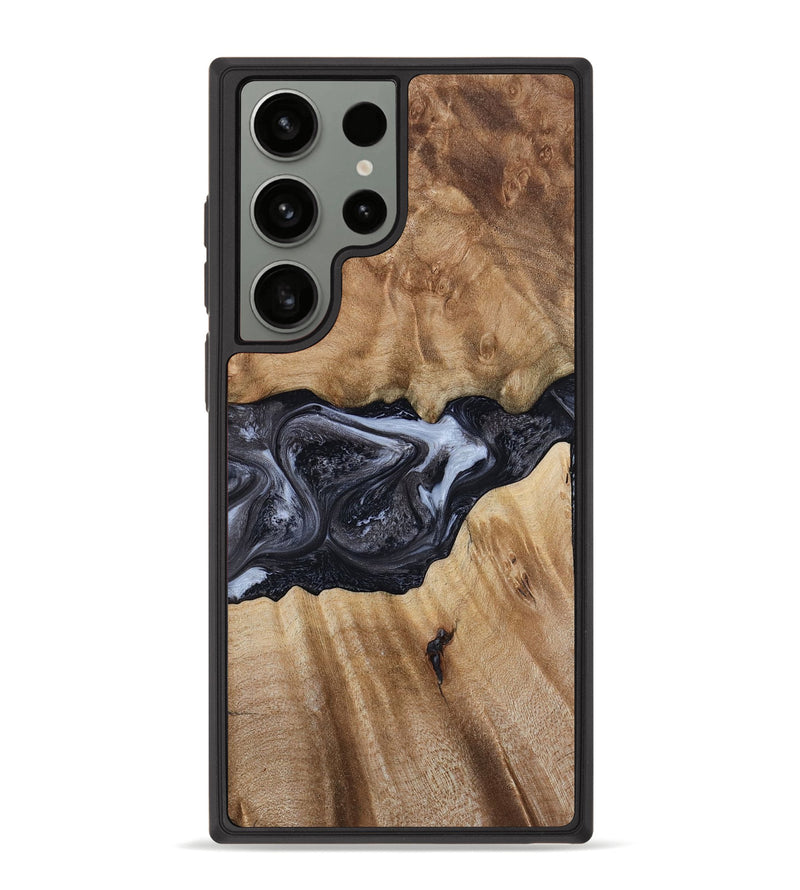 Galaxy S23 Ultra Wood Phone Case - Alexa (Black & White, 800399)