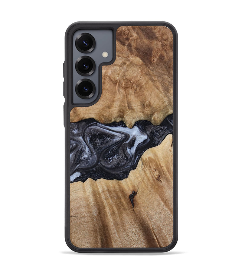 Galaxy S25 Plus Wood Phone Case - Alexa (Black & White, 800399)
